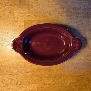 Fiestaware Individual Casserole Dish in Claret
